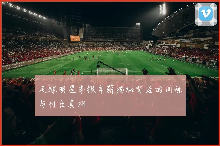 足球明星李根年薪揭秘背后的训练与付出真相