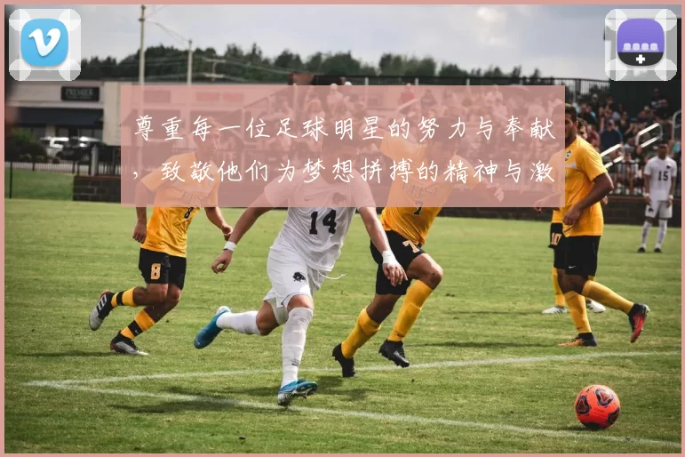 尊重每一位足球明星的努力与奉献，致敬他们为梦想拼搏的精神与激情